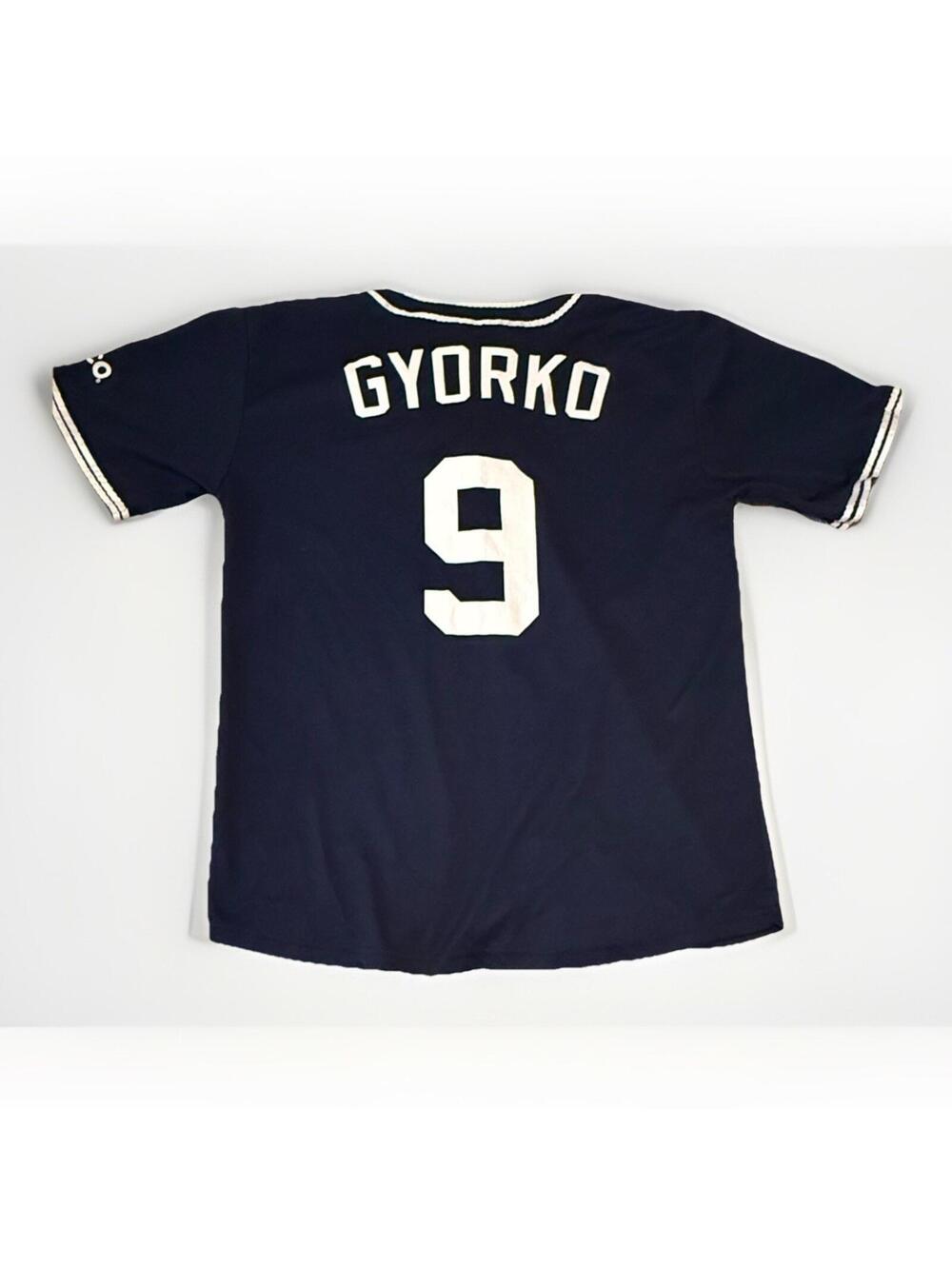 Padres Jedd Gyorko #9 Blue Promo Giveaway Shirt XL San Diego Petco Park CA.‎